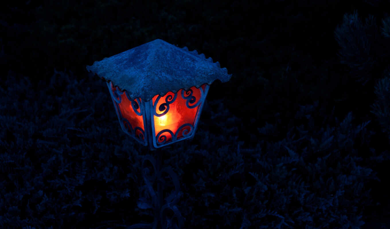 light, night, lantern