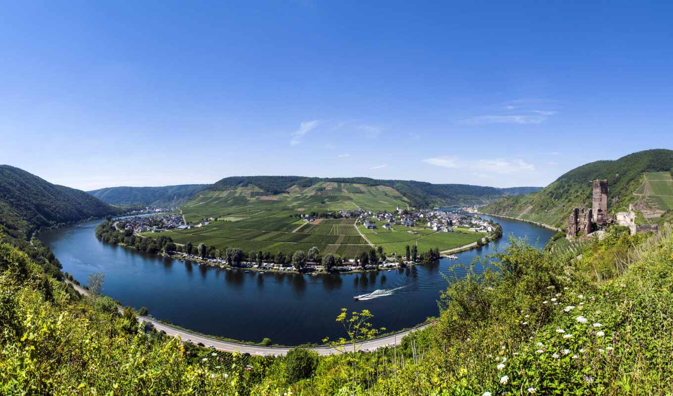 photos, river, luxembourg, the river, noname, moselle
