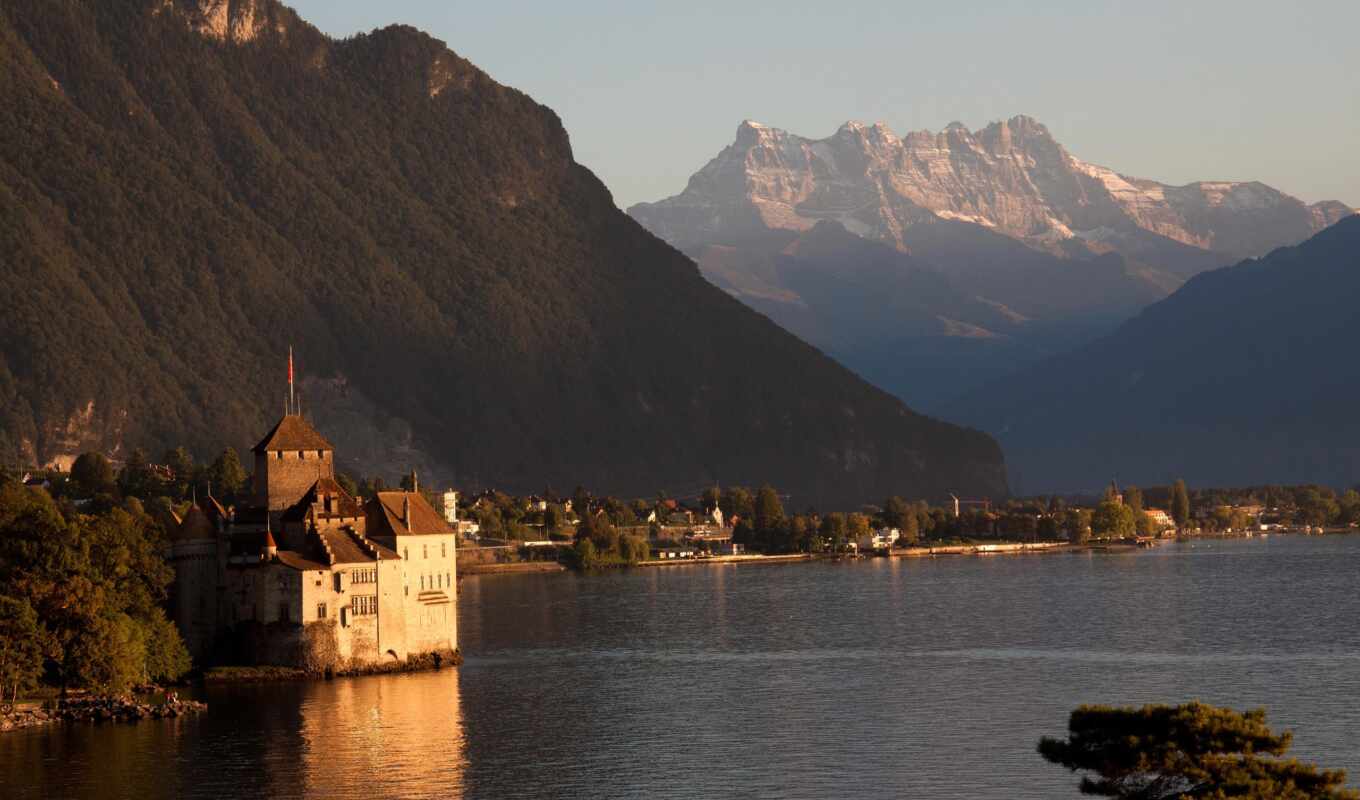 Женевское озеро Швейцария скачать