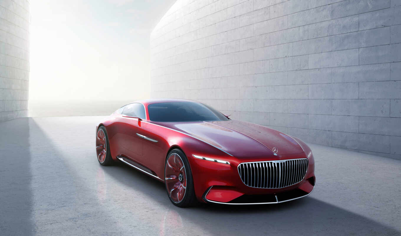 mercedes, maybach, coupe, concept, vision