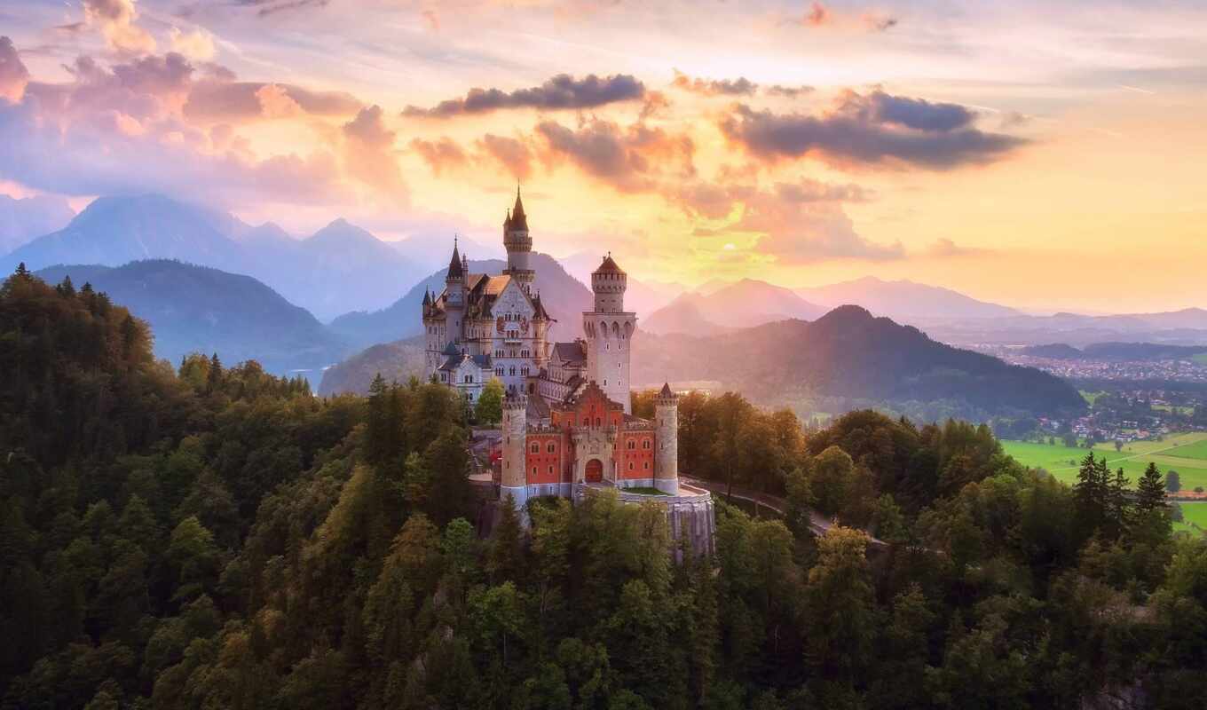 castle, neuschwanstein, neuschwanstein