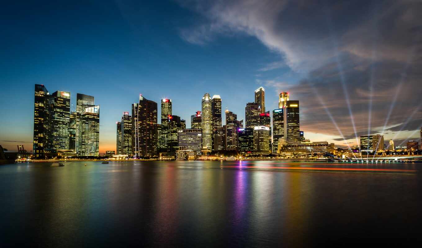 cityscape, singapore, singapur