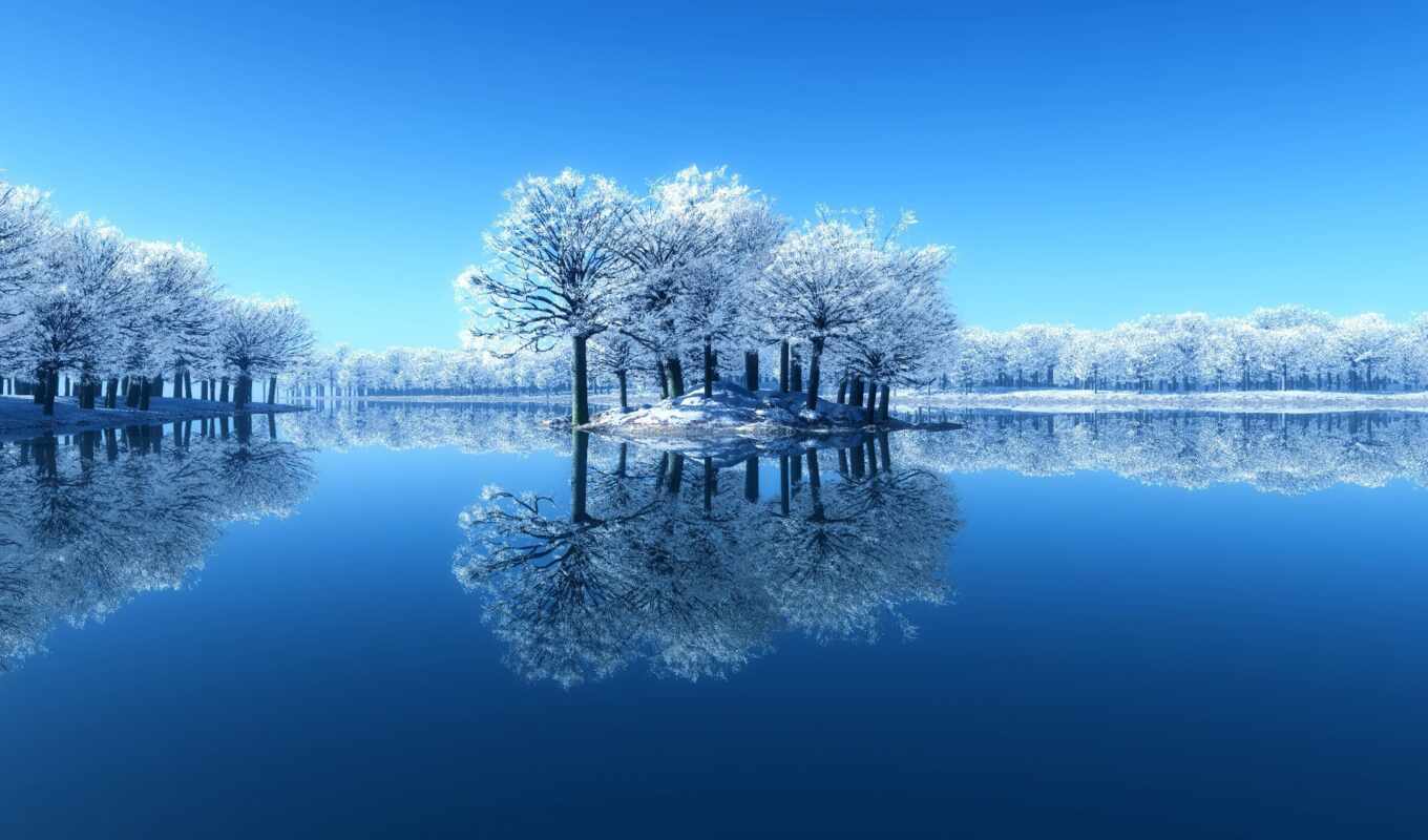 blue, фон, winter, также, cape, awesome, nieve, rbole, lleno