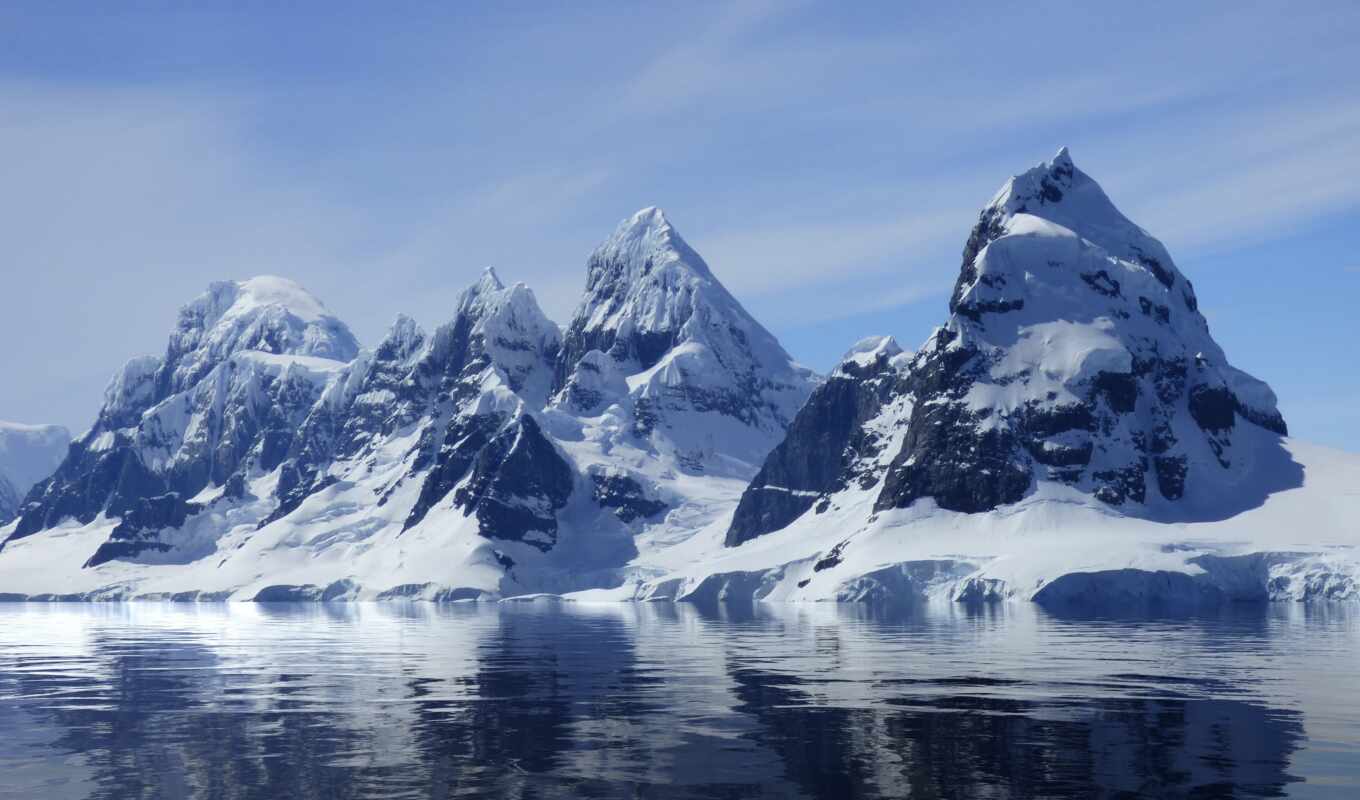 лед, water, гора, весна, доставка, ученый, разместить, антарктида, брент