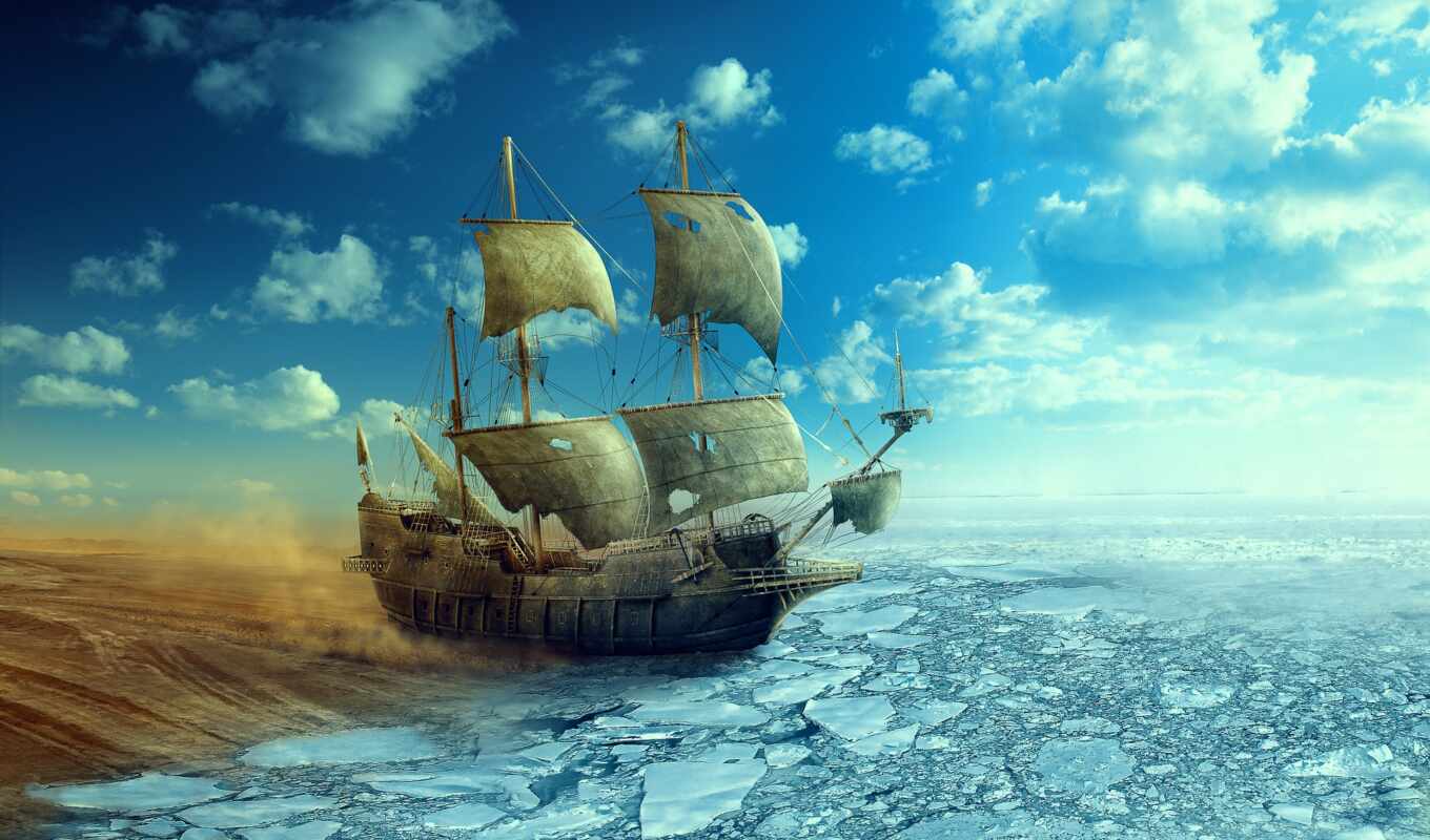 free, online, ship, of, a boat, eat, puzzle, jigsaw, brig, vierne