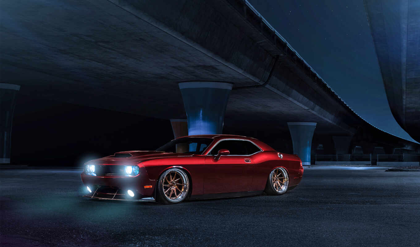 June's, car, american, before, dodge, challenger, muscle, guard