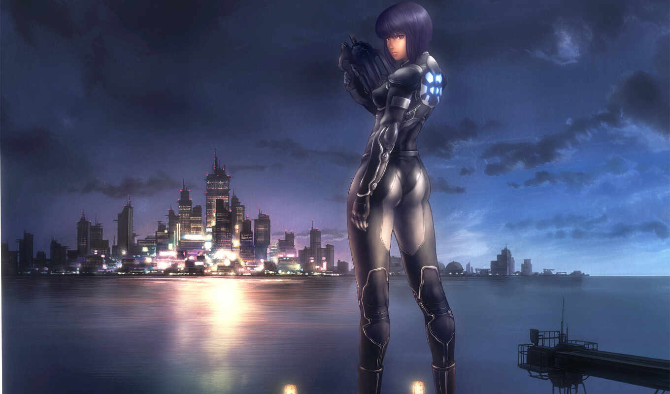anime, ghost, shell, cyberpank, onlain, page, ghost, which