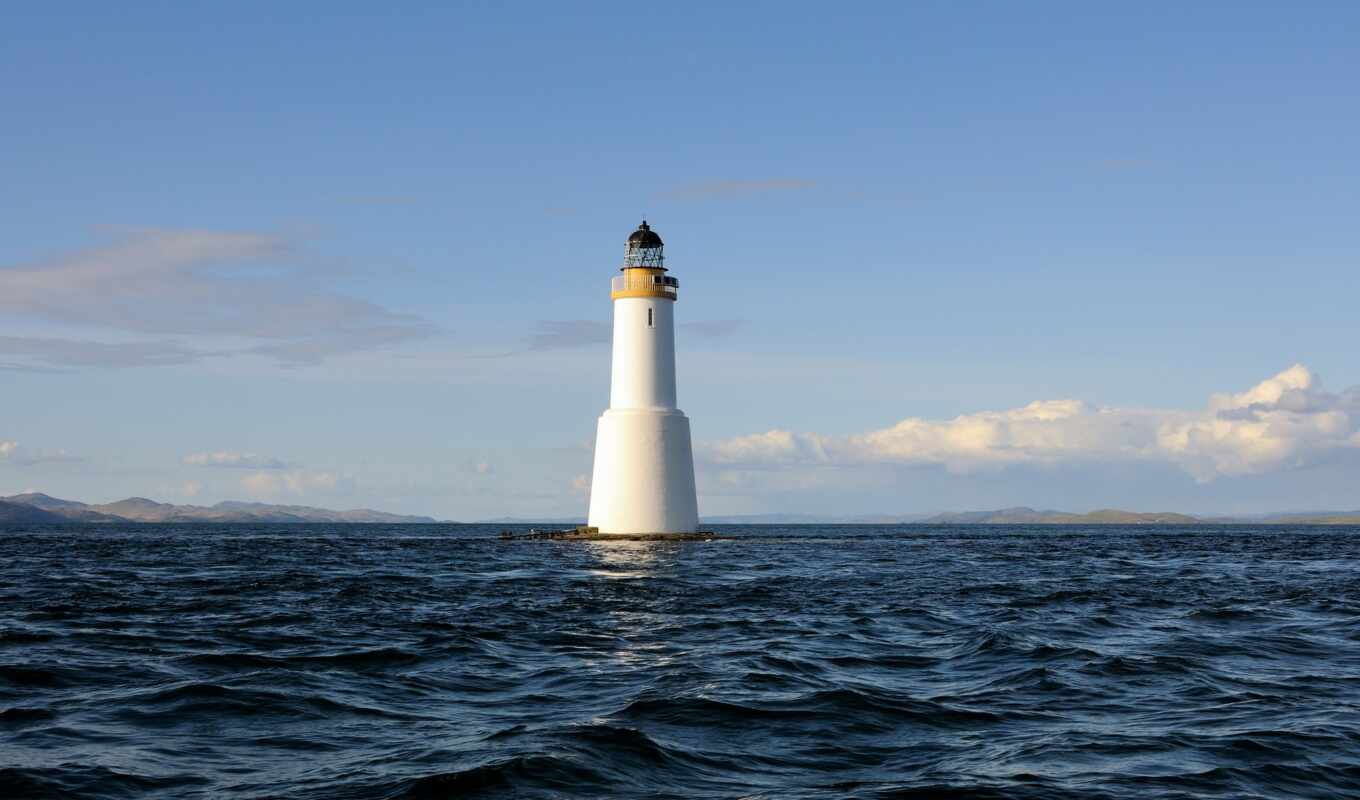 sea, lighthouse, jus