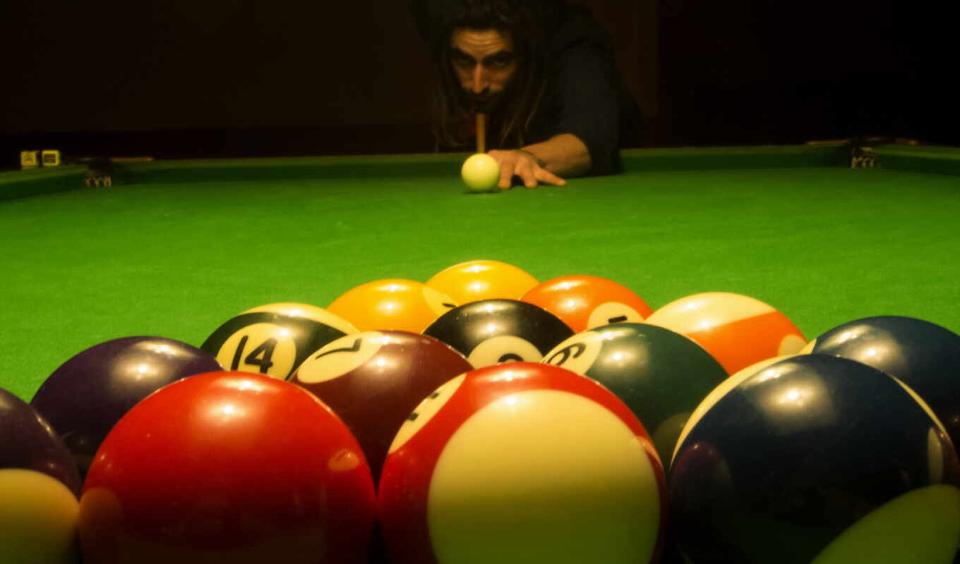 man, collection, sport, is playing, billiard, glass