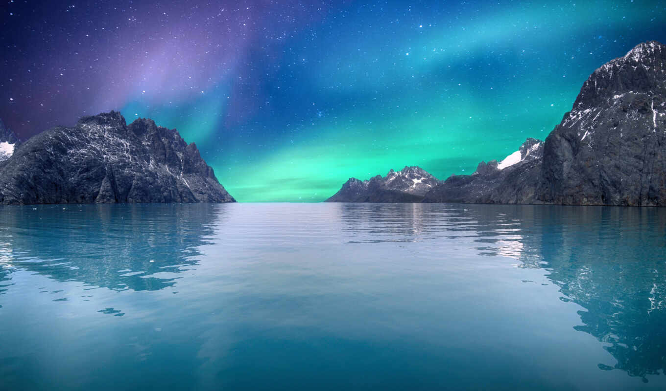 aurora, on, image, boreal
