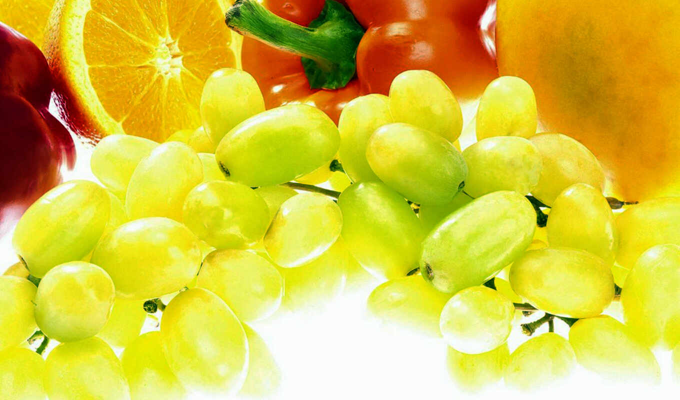 плод, оранжевый, виноград, rufoto