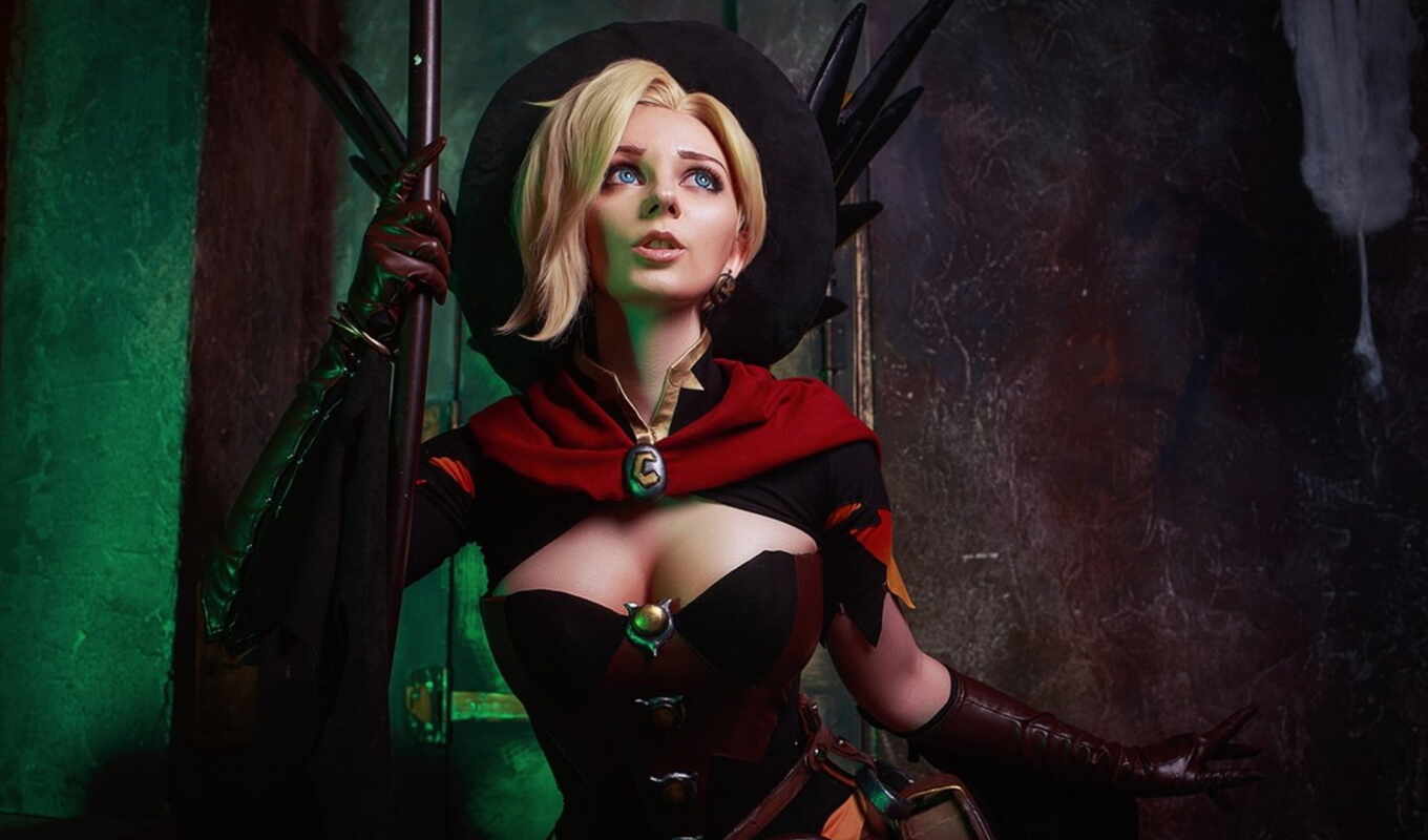 russian, witch, характер, cosplay, mercy, fictional, agflower