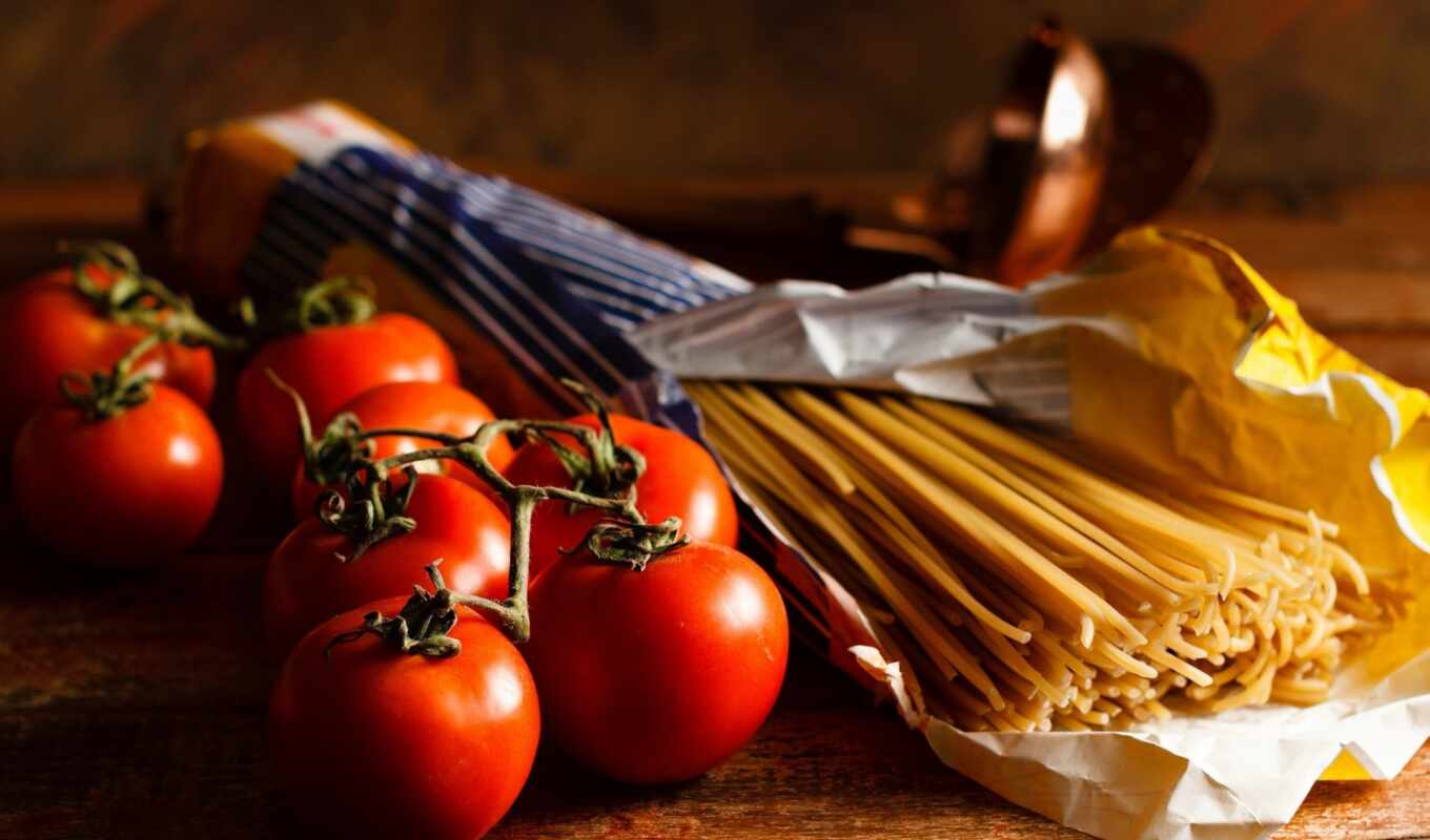 спагетти, вкусно, tomato