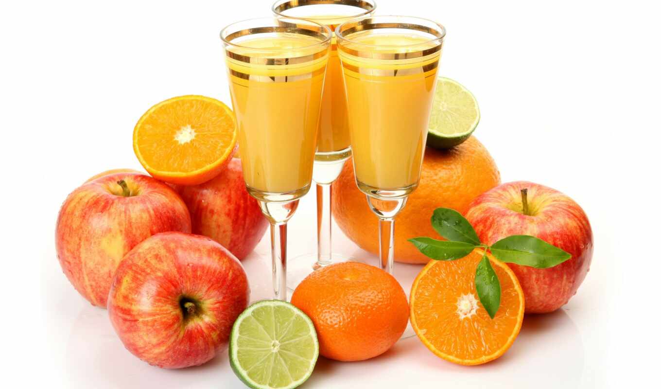 apple, fetus, orange, juice
