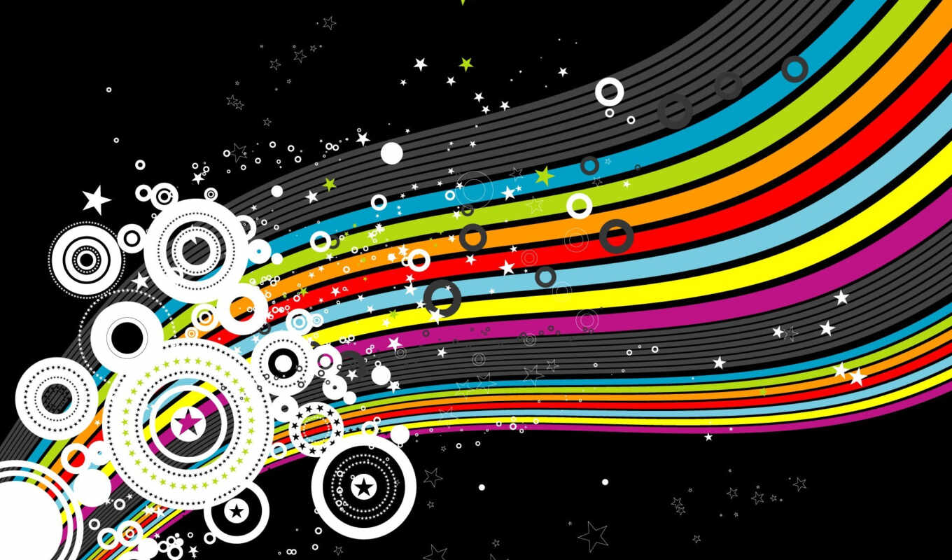ipad, abstract, twitter, stripes, rainbow, bright, circles, sparkly