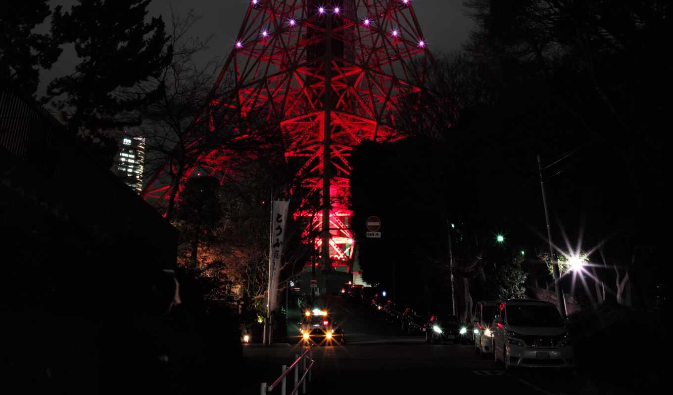 city, night, street, japanese, tower, tokyo, illumination, Japan, pro, Tokyo