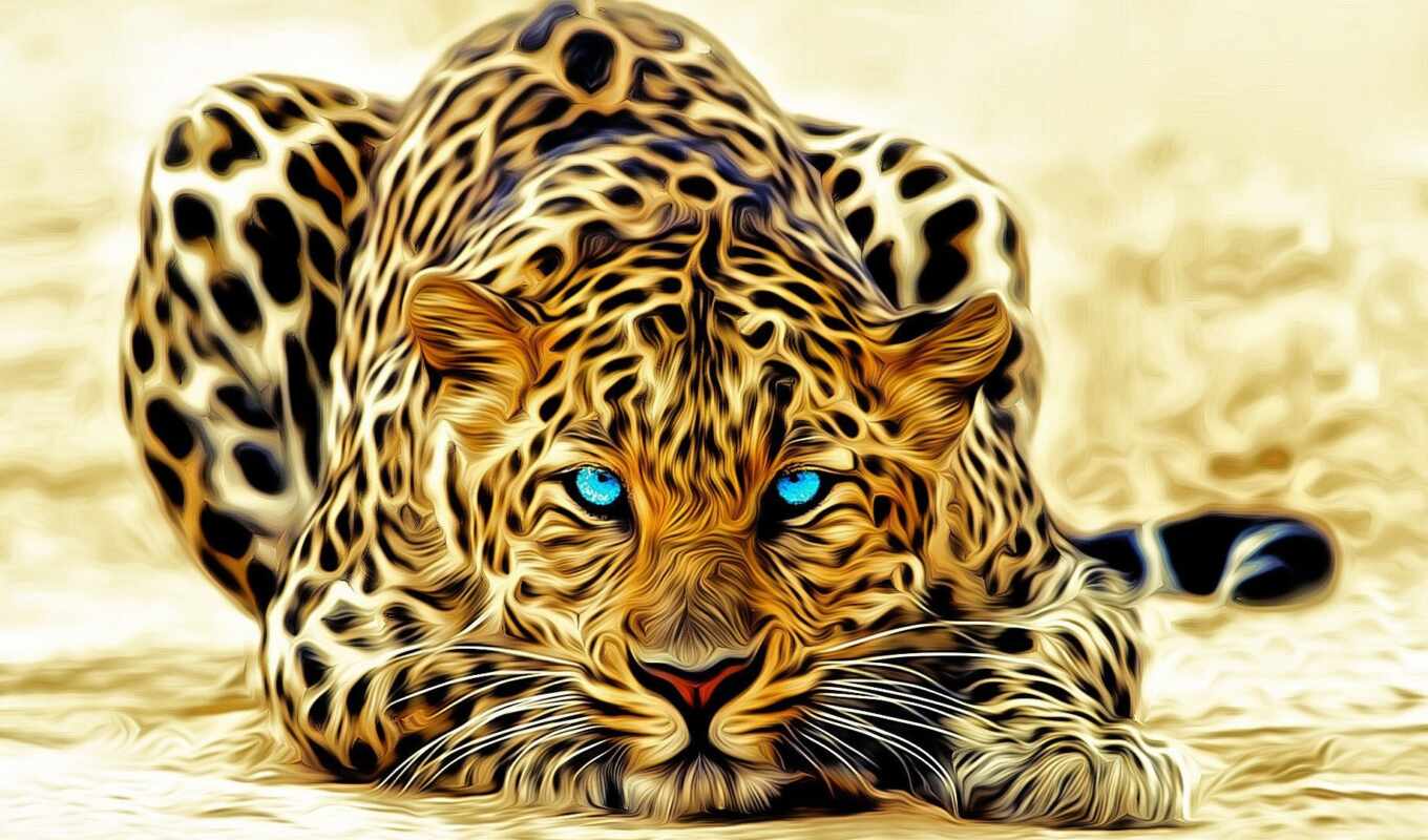 взгляд, леопард, хищник, морда, ус, color, глаза