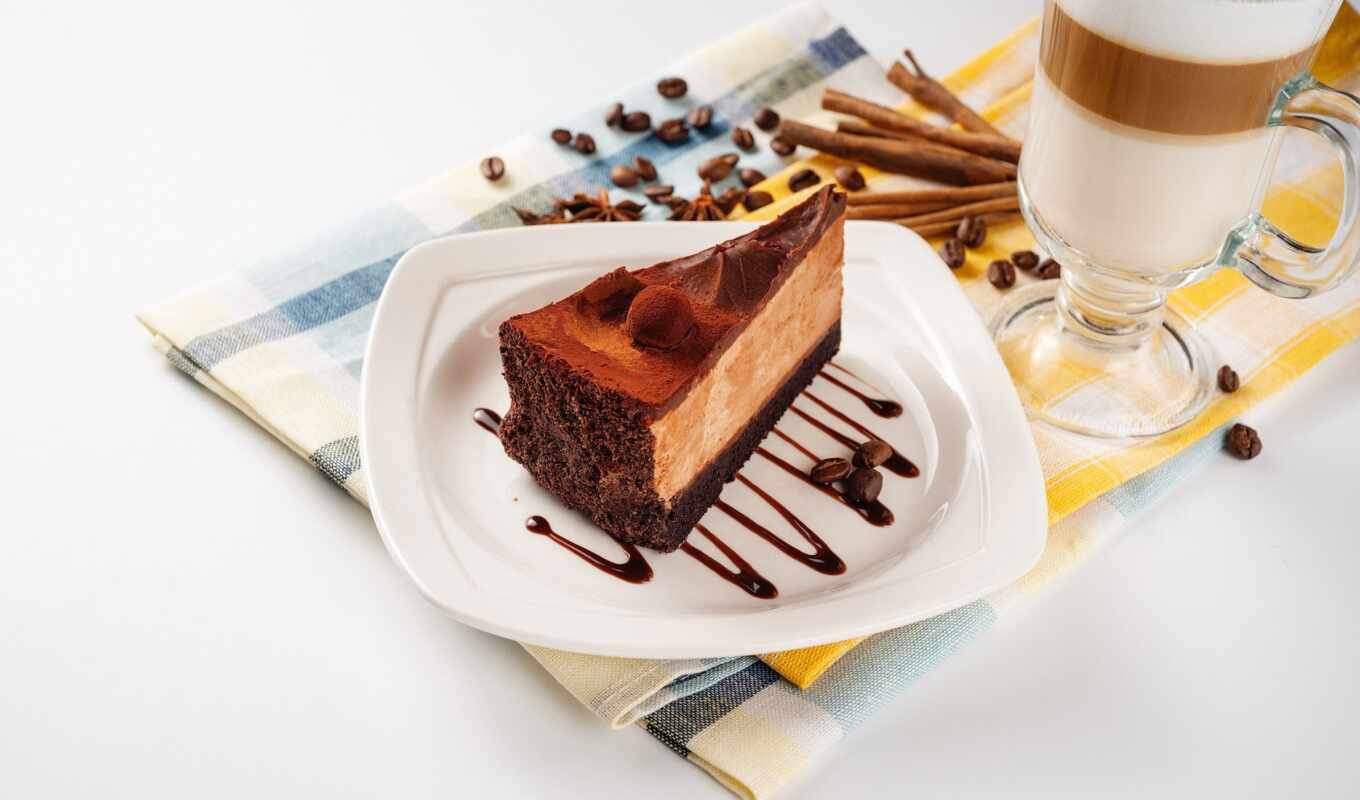 chocolate, dessert, cake, dish, serve, background image, gâteau, serveware