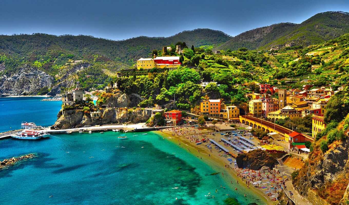 big, or, latest, land, italy, five, monterosso, villages
