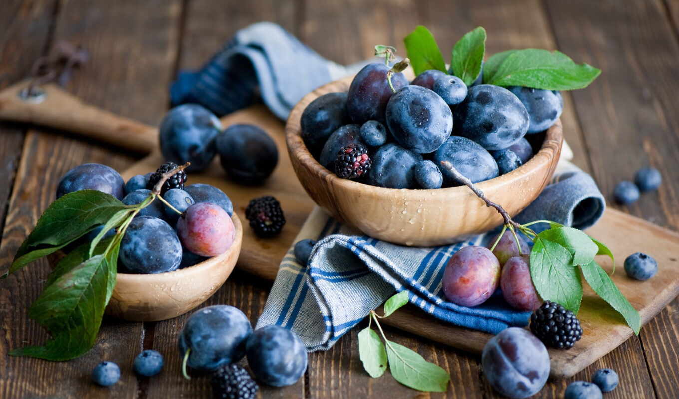 desktop, blackberry, черника, фрукты, ягоды, релаксик, сливы, абрикосы