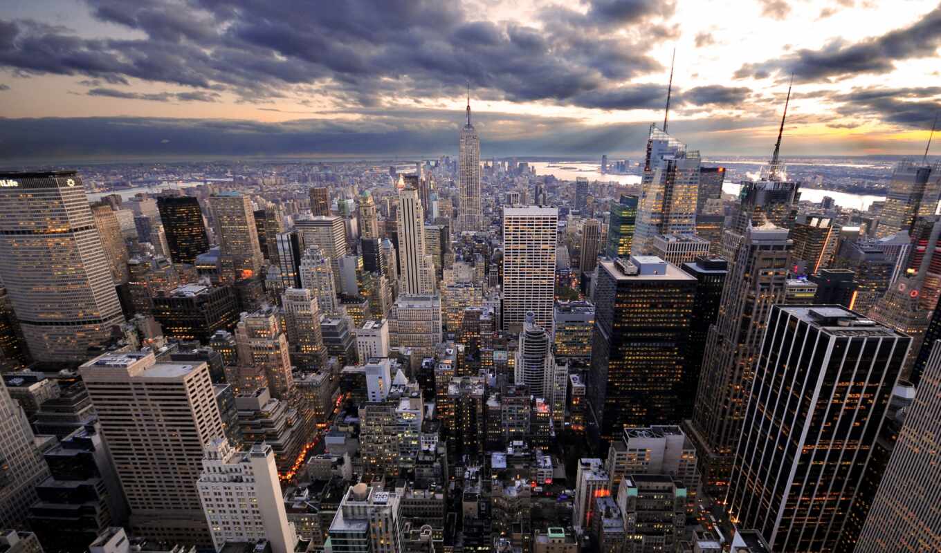 new, city, nyc, cities, skyscrapers, new, USA, york