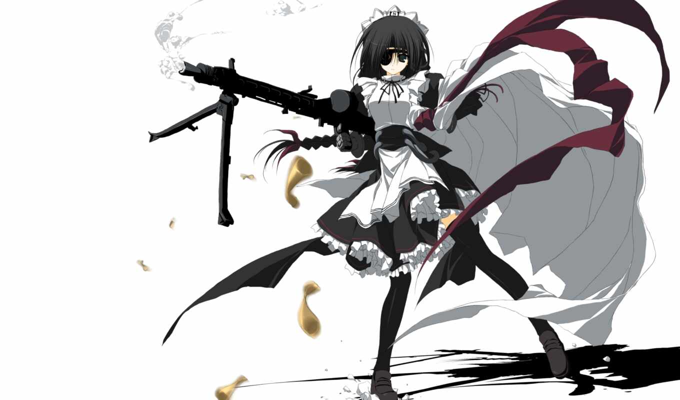 girl, picture, save, anime, blood, picture, hair, tags, company, gun, choose, with the button, right, similar, mice, downloads, maid, eyepatch, gang, moekko
