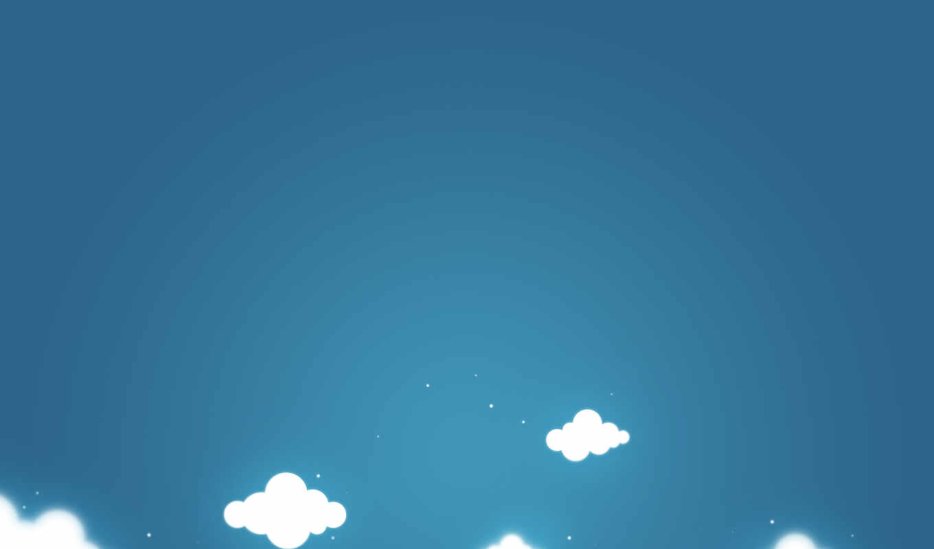 небо, art, blue, фон, simple, свет, cute, облако, минимализм, cartoon, pxfuelpage