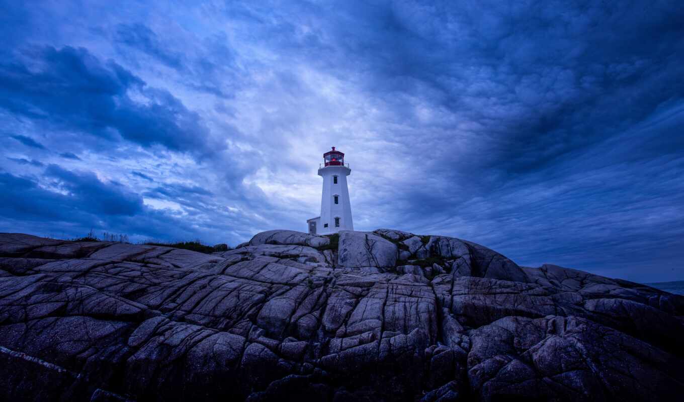 закат, lighthouse, point