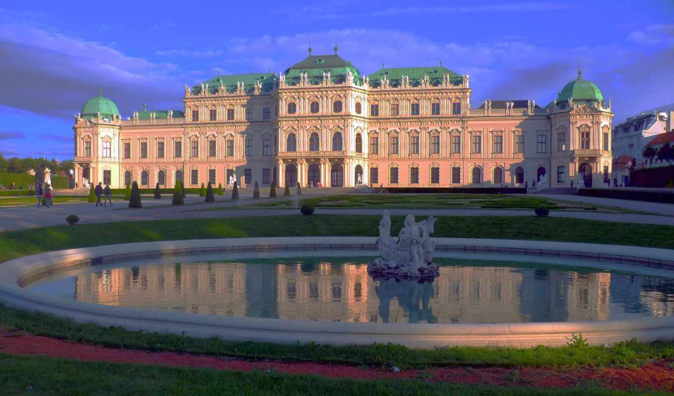 garden, palace, belvedere