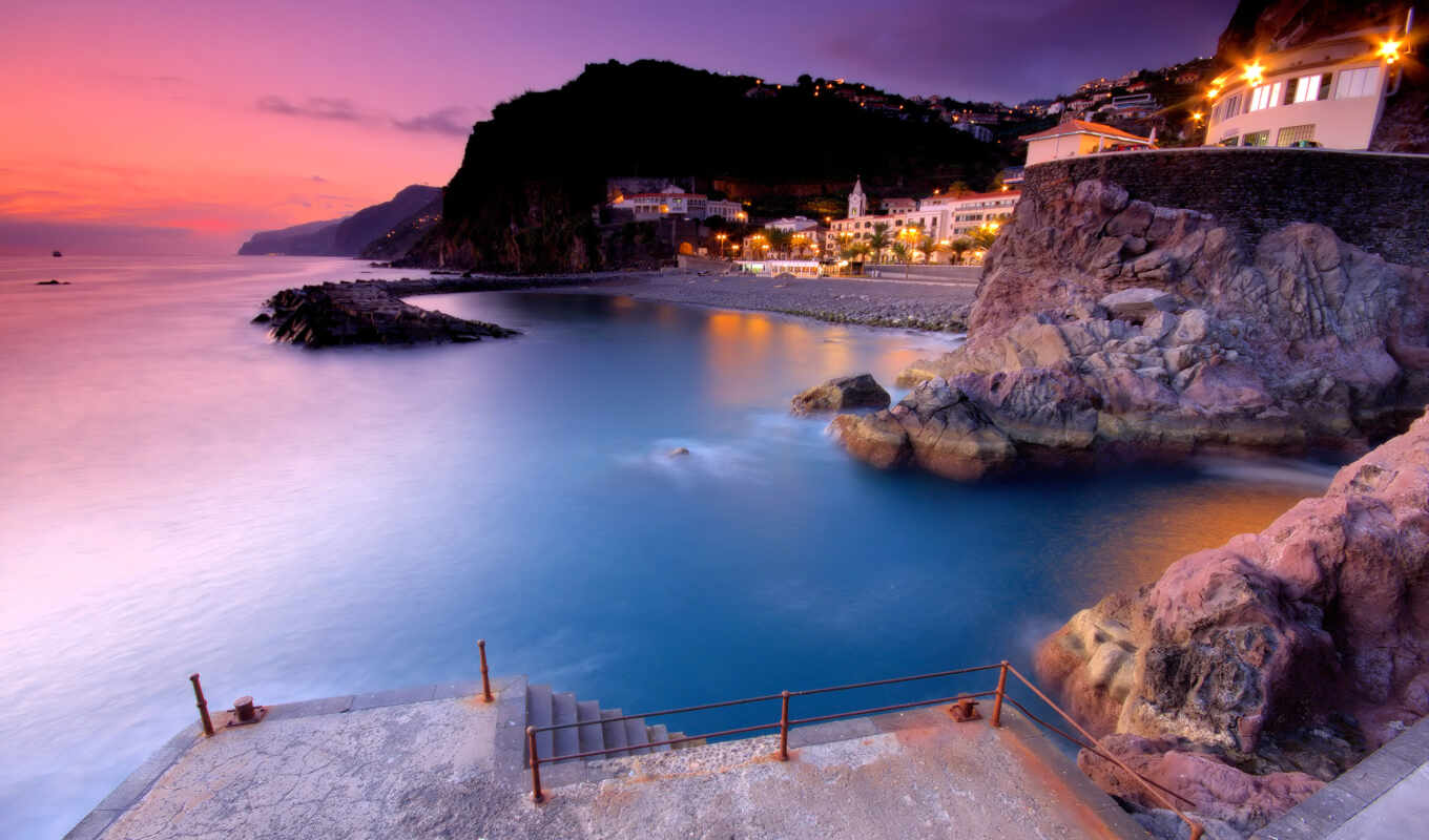 there is, island, sol, pier, portugal, Madeira, ponta, portuguese