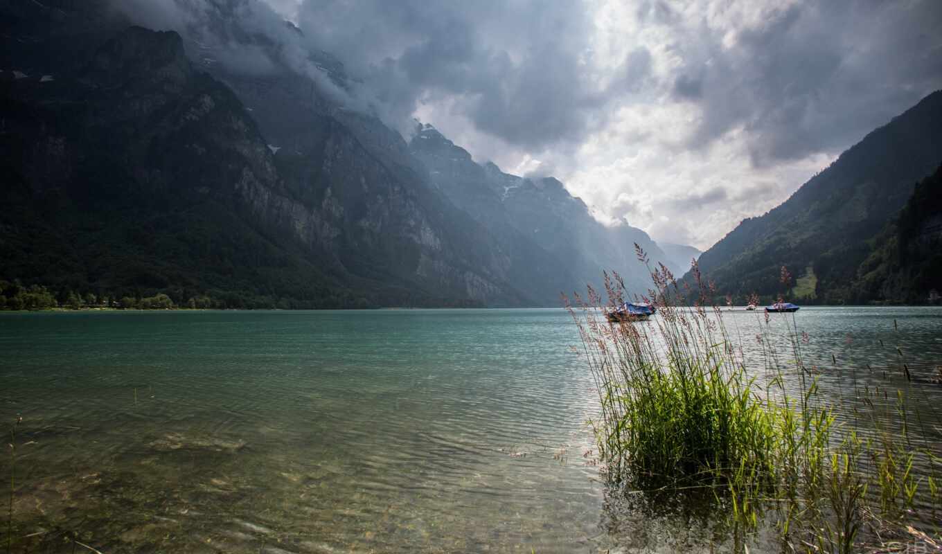 lake, cloud, kl ntalersee