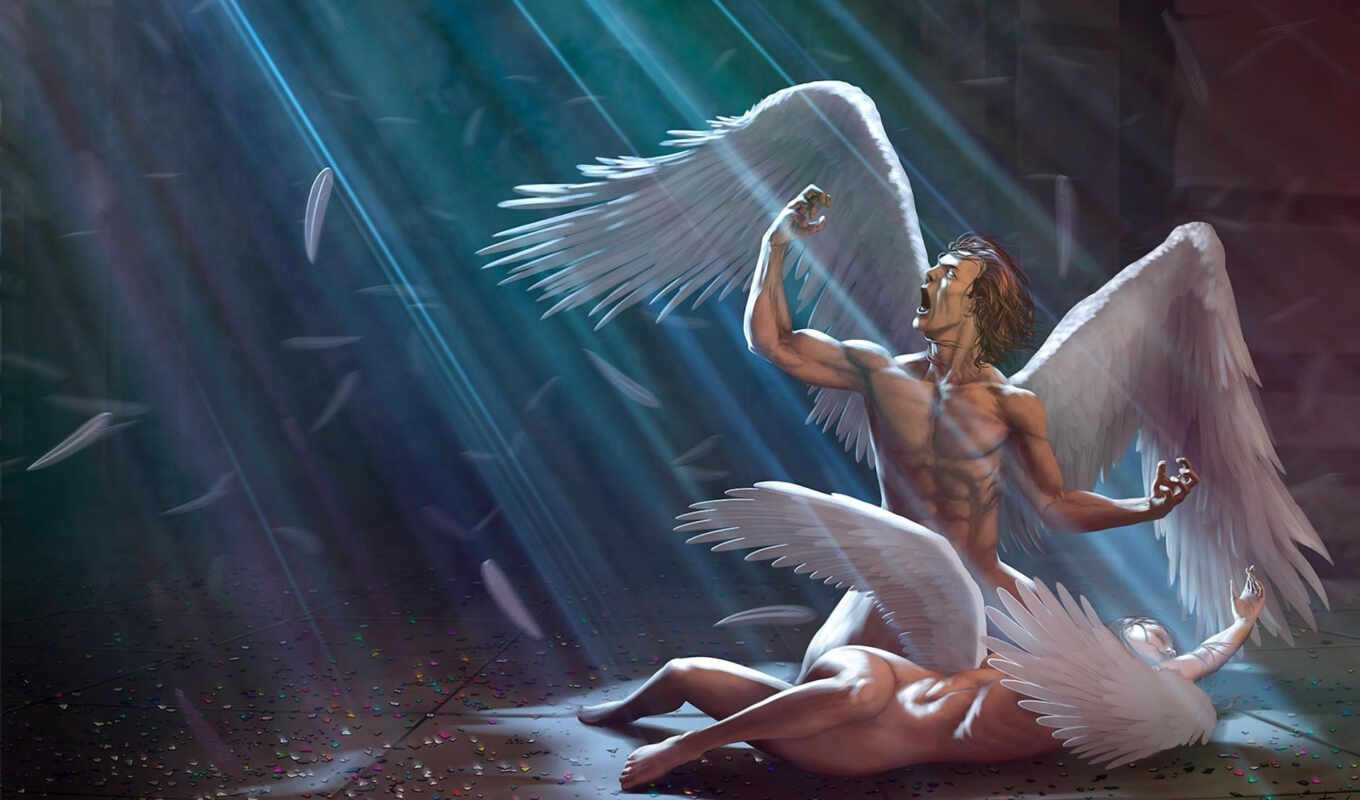 picture, mail, fantasy, angel, has, angels, fall, horizontal, verticals, angels