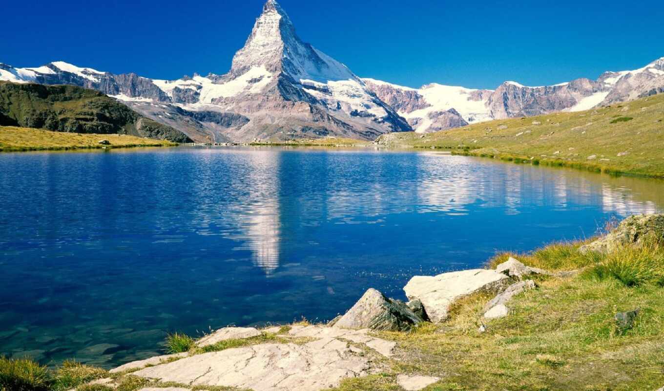 lake, desktop, castle, pinterest, Switzerland, wonderful country, matterhorn