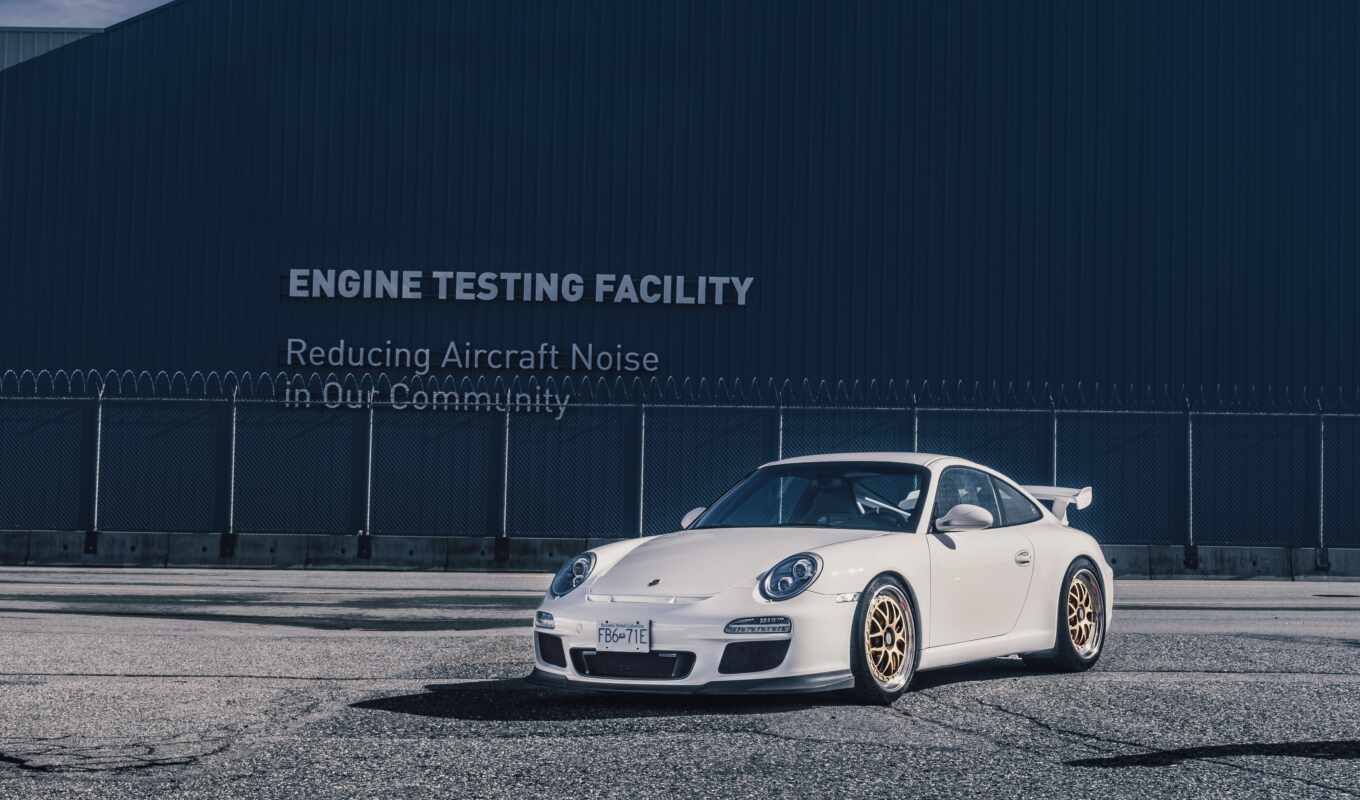 white, Porsche