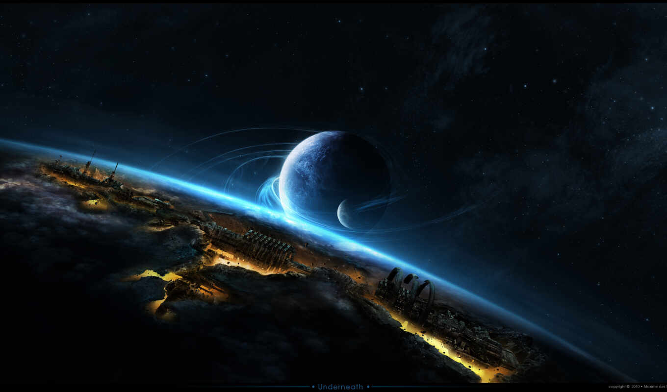 art, fantastic, stars, digital, space, science, outer, planets, futuristic, space ships