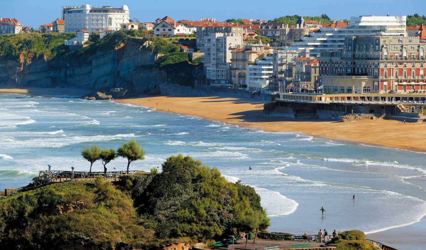 biarritz, francii, biarrica