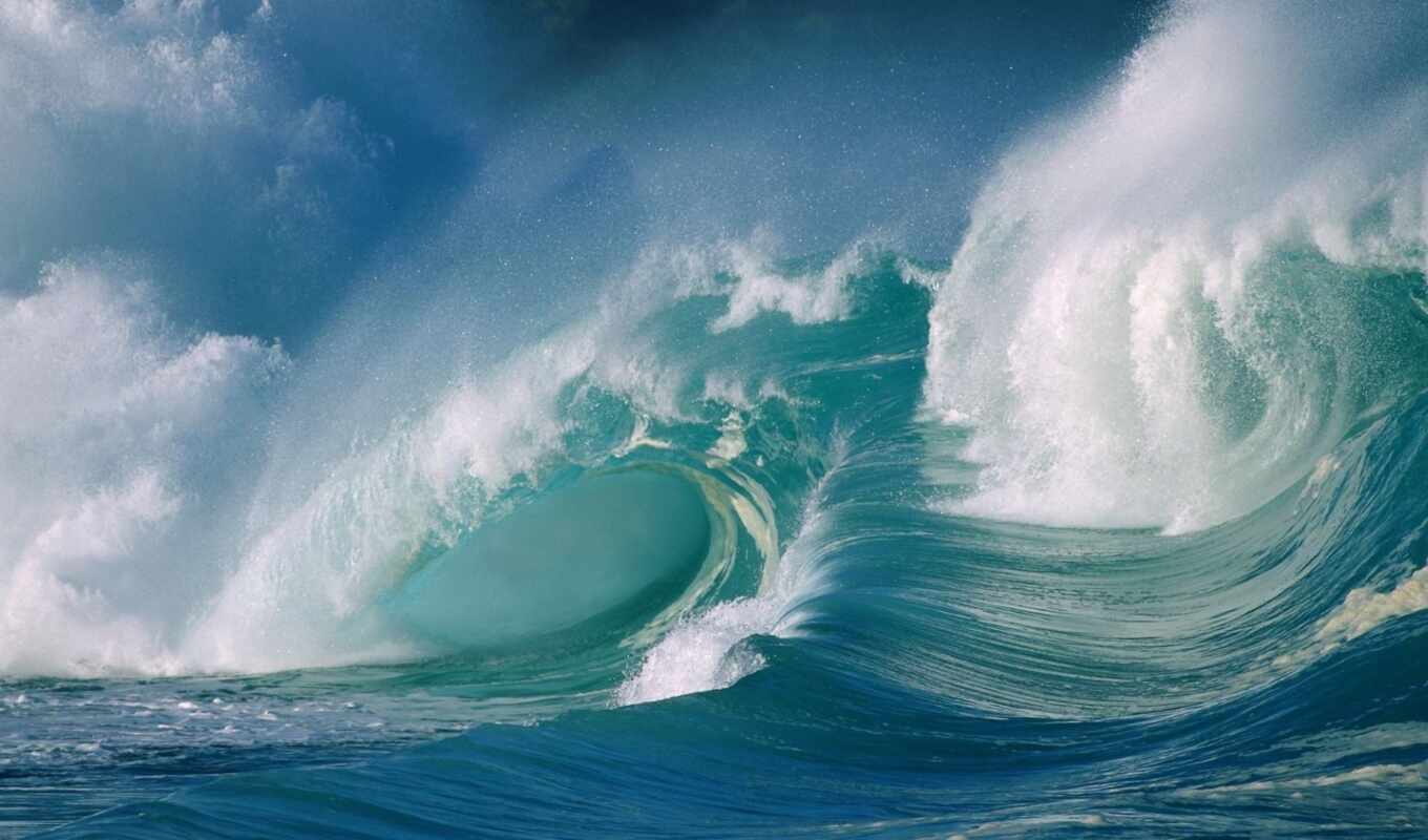 fone, большие, ocean, брызги, морские, разных, огромные, waves, океане, бушующие