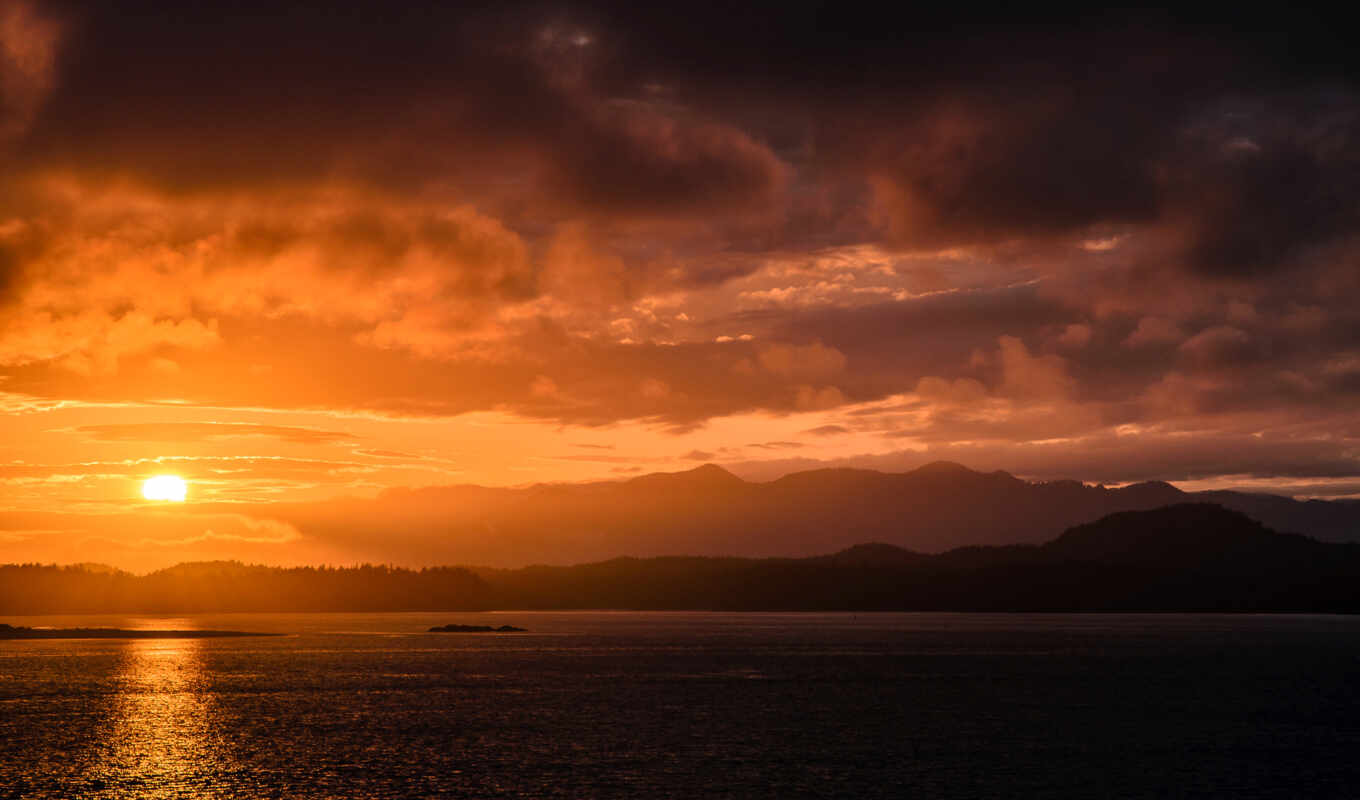 nature, sky, landscapes-, sun, sunset, water, landscape, sea, coast, cloud, clouds