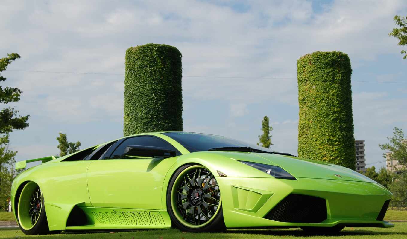 зелёный, car, tune