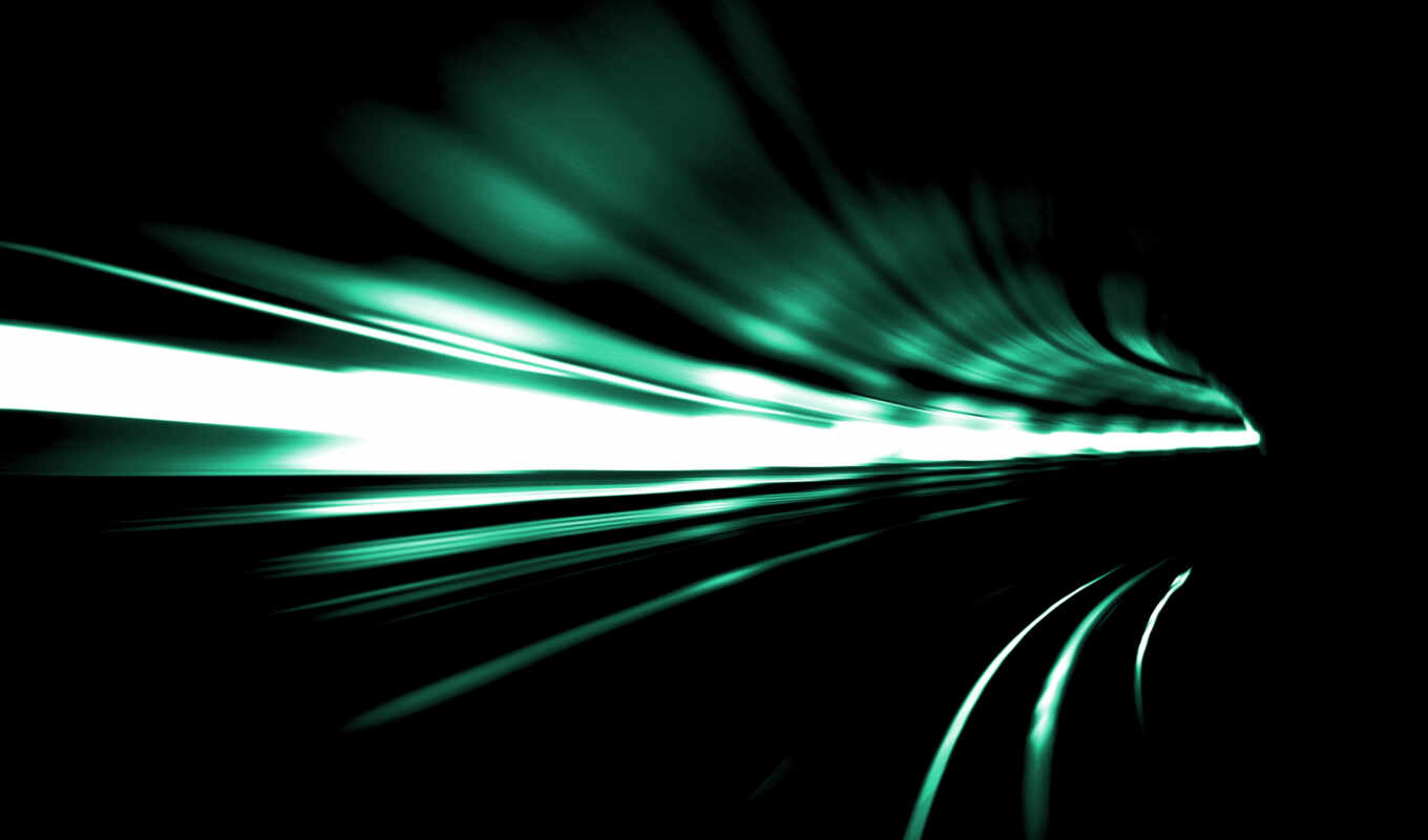 абстракция, свет, скорость, туннель