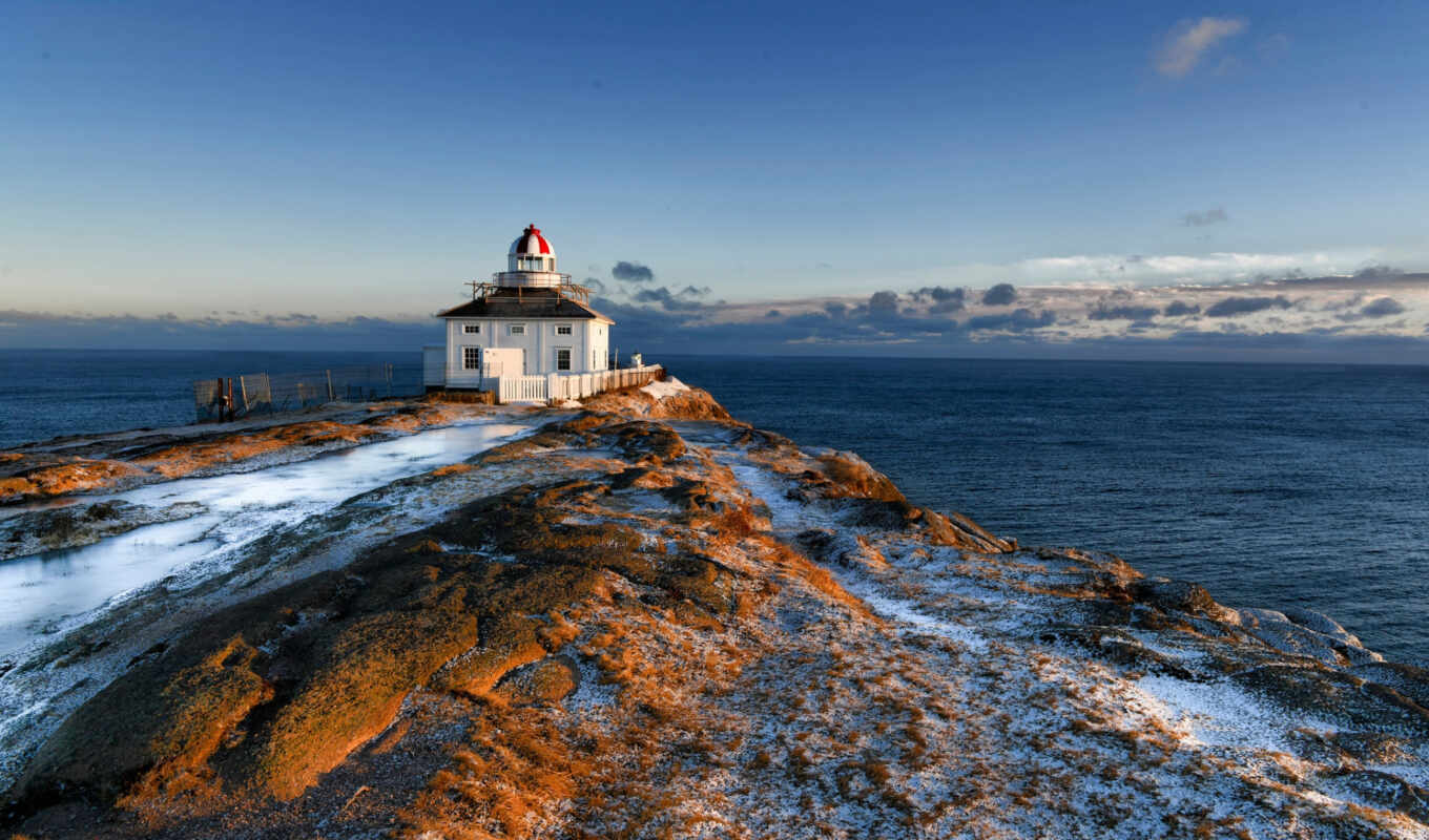 lighthouse, Canada, Labrador, john, cape, newfoundland