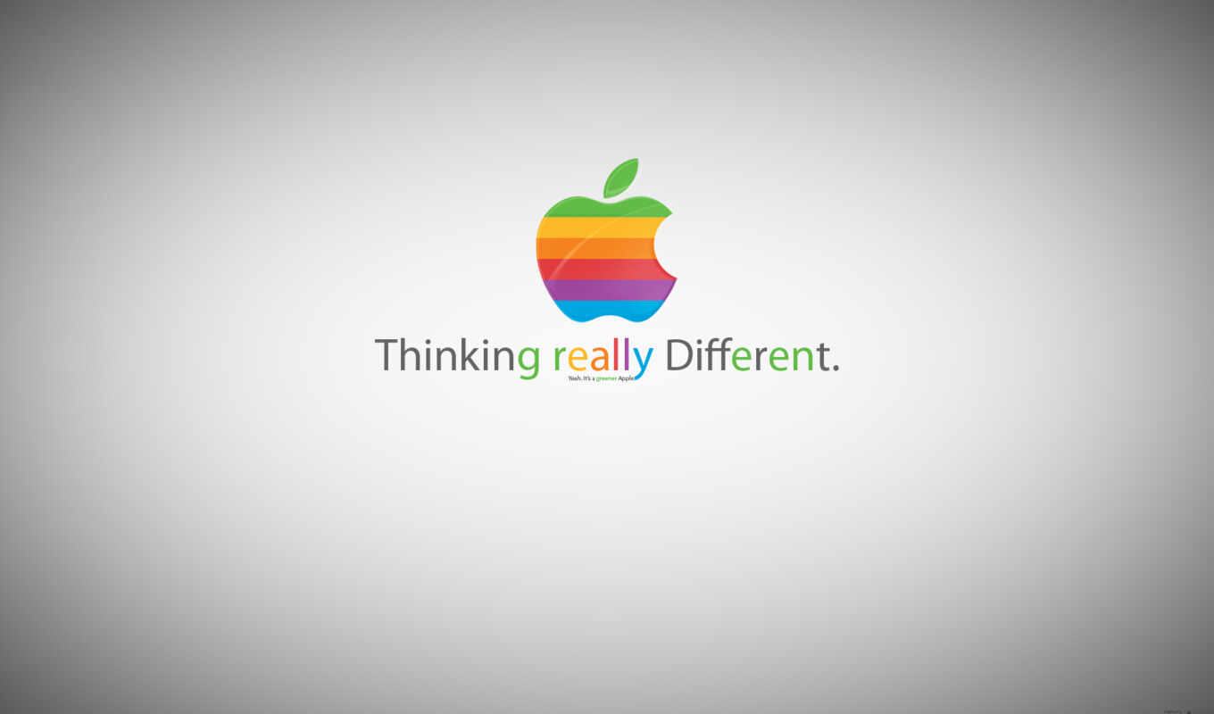 logo, apple, mac, rainbow