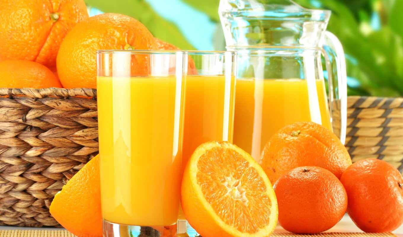 оранжевый, juice