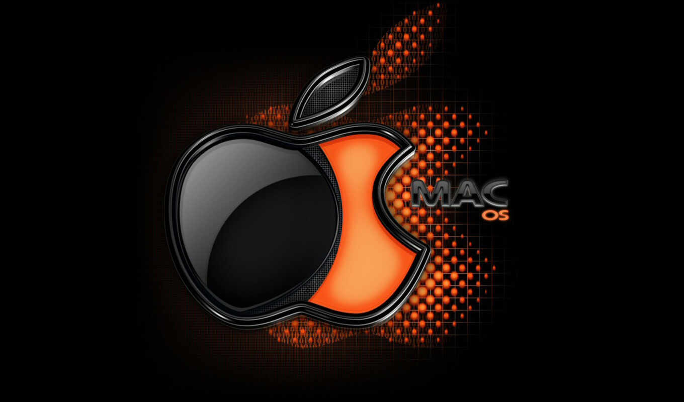 черный, оранжевый, лого