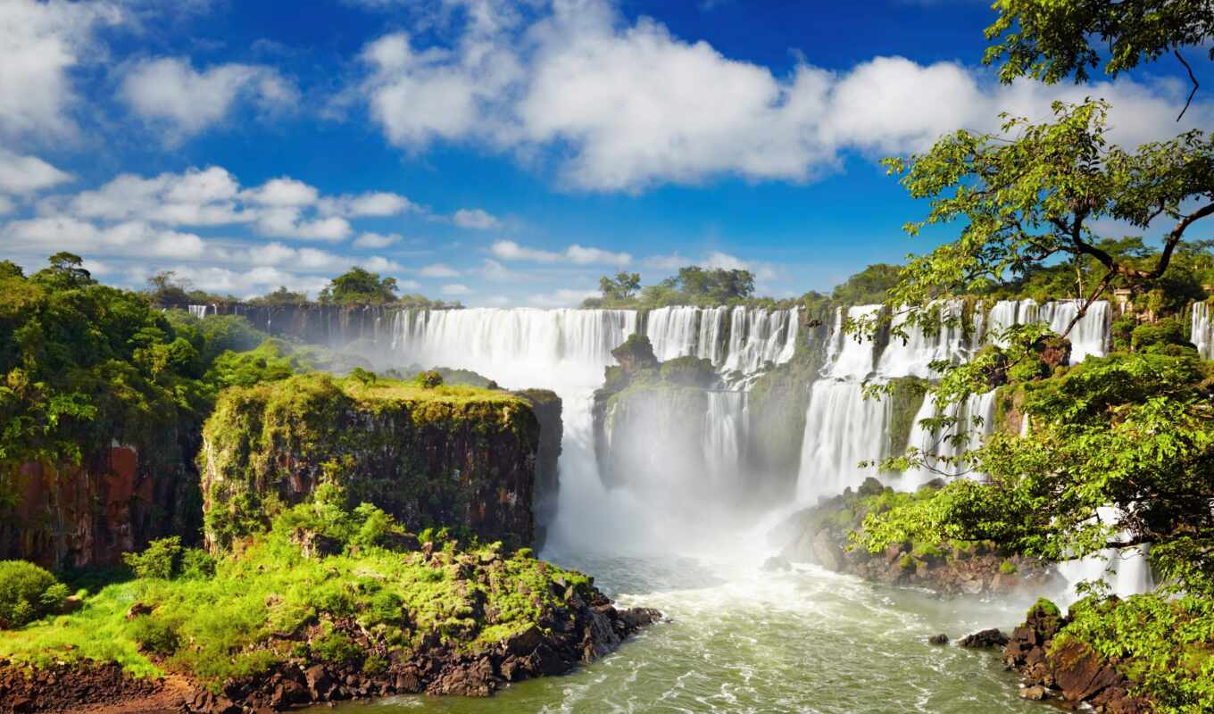 Argentina, mouth, park, waterfall, national, brazil, latin