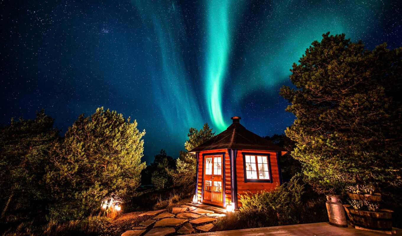 ночь, architecture, сказочный, norwegian