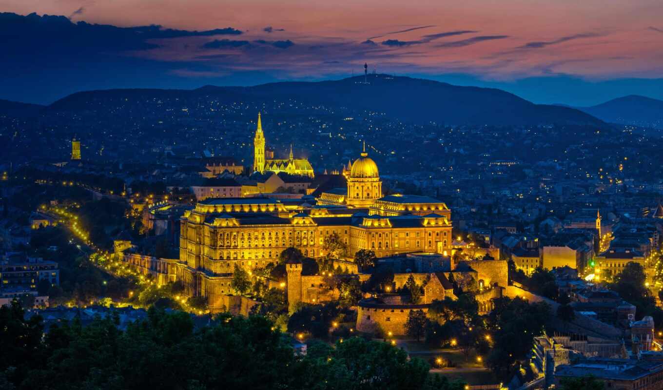 castle, hill, budapest, hungary, буду