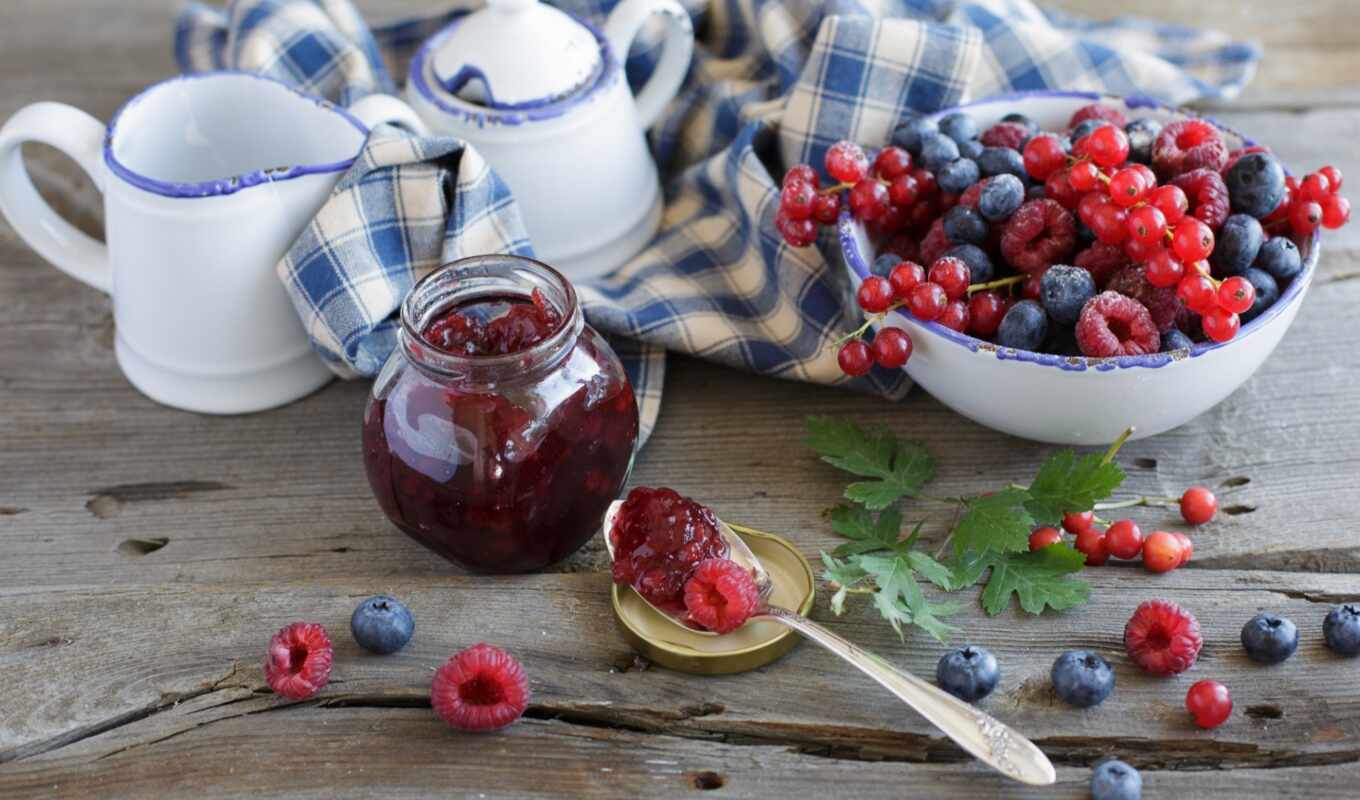 recipe, blueberries, jem