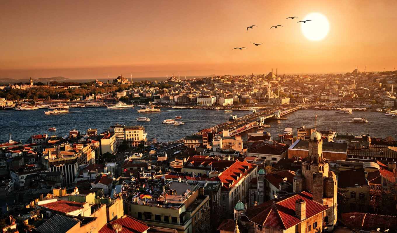 город, мост, istanbul, simply