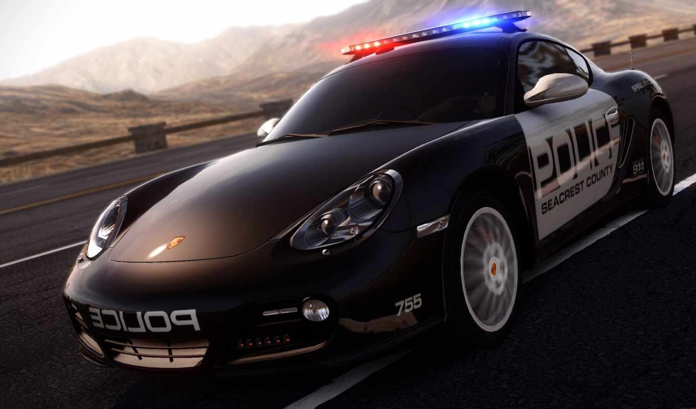 auto, Porsche, police, police